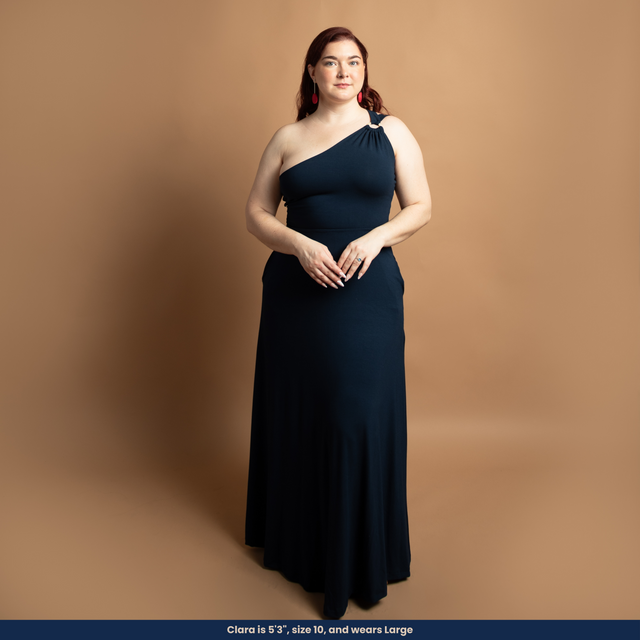 Jessica - One-Shoulder Maxi Dress