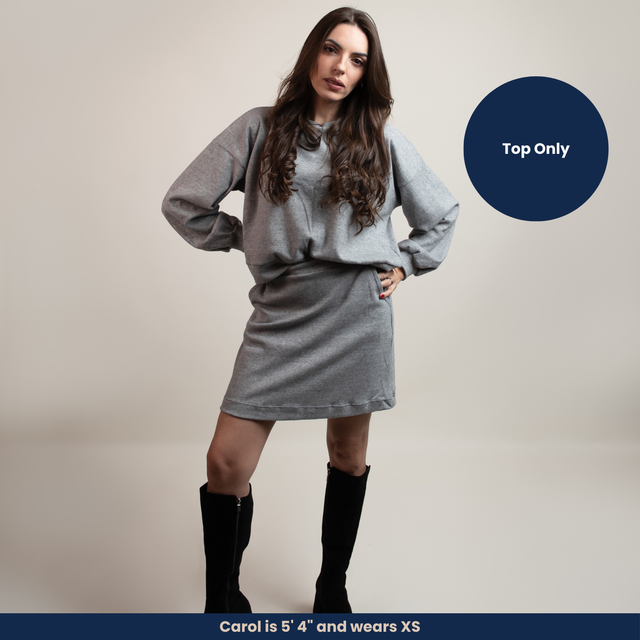 Markelly - Soft Fleece Oversized Top