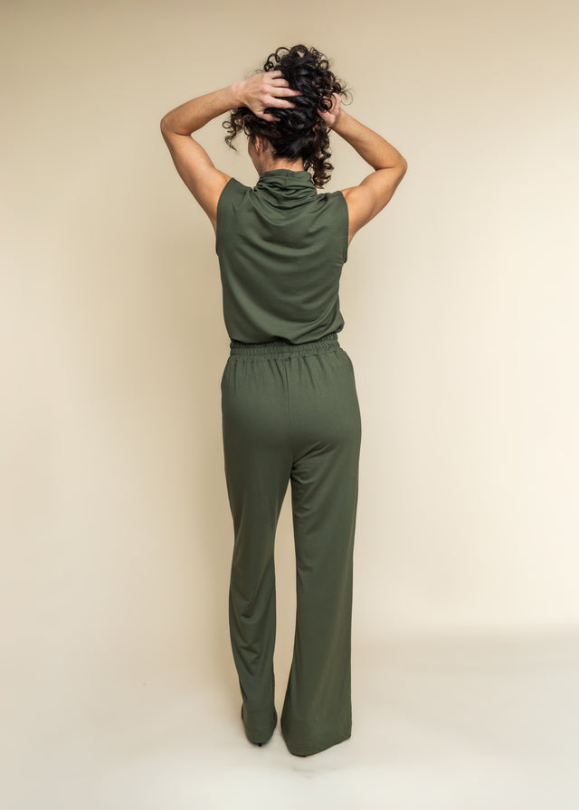 Valeria Three-piece set - Turtleneck, pants and open front coat set