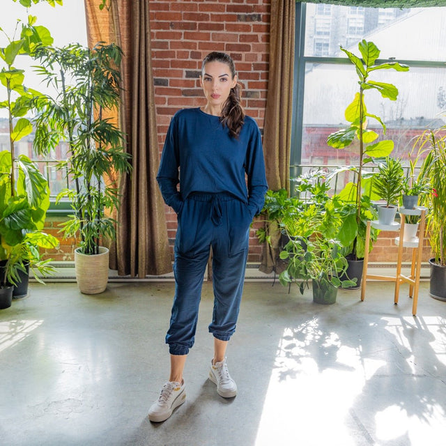 Joana - Long-sleeve top and Jogger (Two-piece set)
